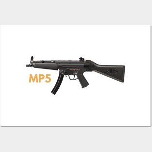 MP5 Submachine Gun Posters and Art